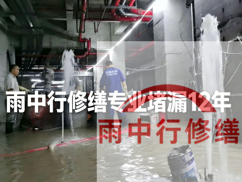 潍坊某污水处理厂钢筋混凝土池堵漏案例